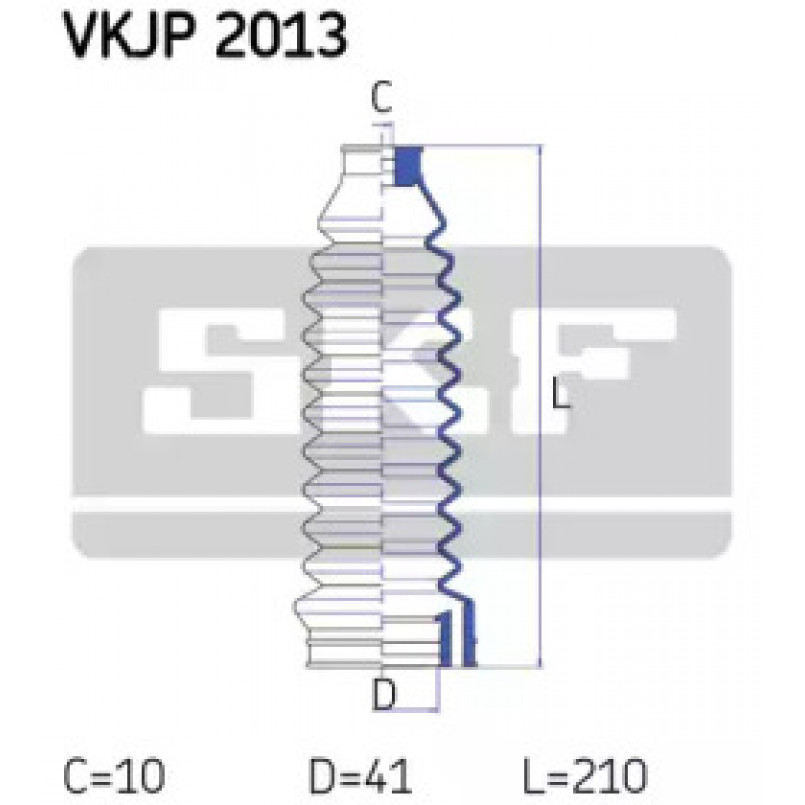 VKJP 2013 SKF - Пильовик привідного валу
